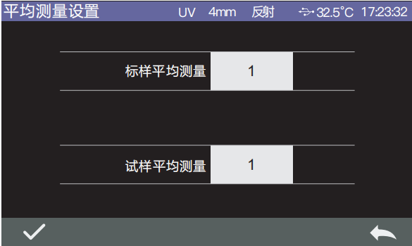 色差儀平均測量2