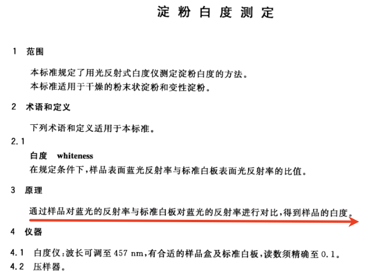 食用玉米澱粉白度測量-TS8520-5