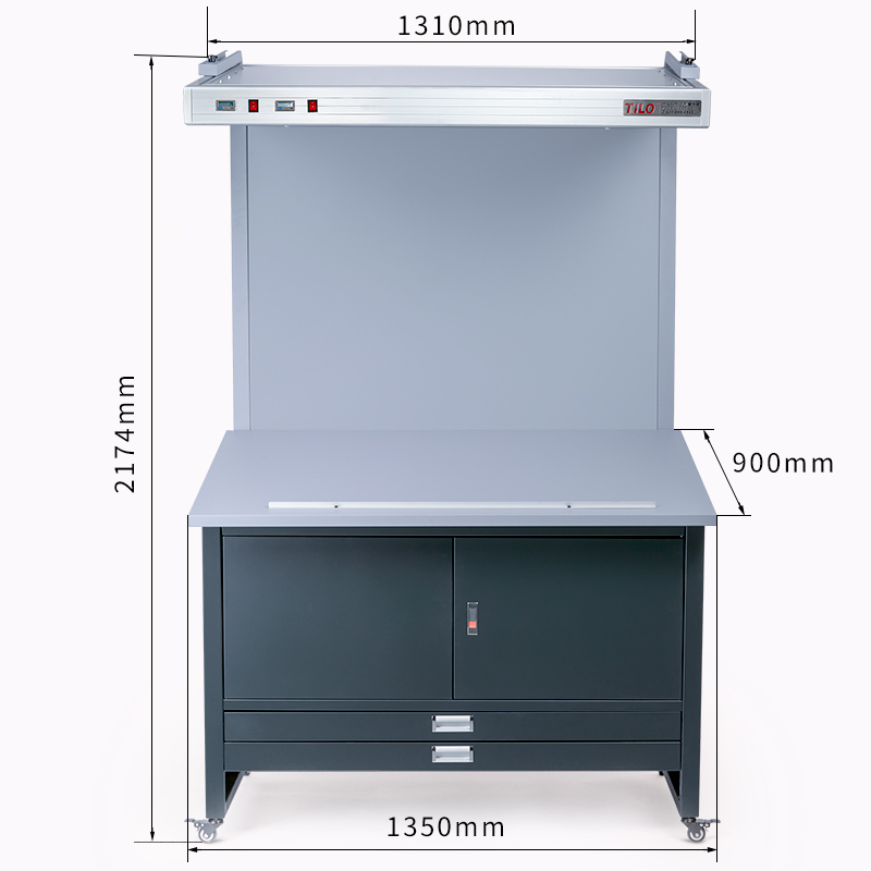 标準光源看樣台CC120-E尺寸