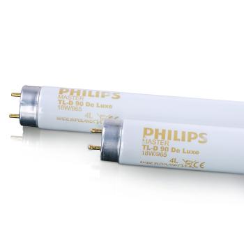 PHILIPS 标準(zhǔn)光源D65燈(dēng)管MASTER TL-D 90 De Luxe 18W/965 S
