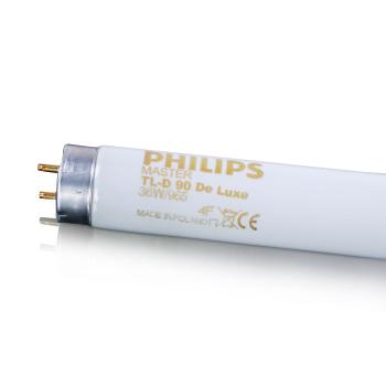 PHILIPS 标準(zhǔn)光源D65燈(dēng)管MASTER TL-D 90 DE LUXE 36W/965 S